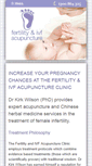 Mobile Screenshot of fertilityacupuncturesydney.com.au